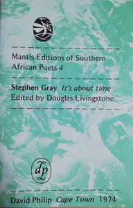 IT'S ABOUT TIME - Mantis Editions - African Poets 4
